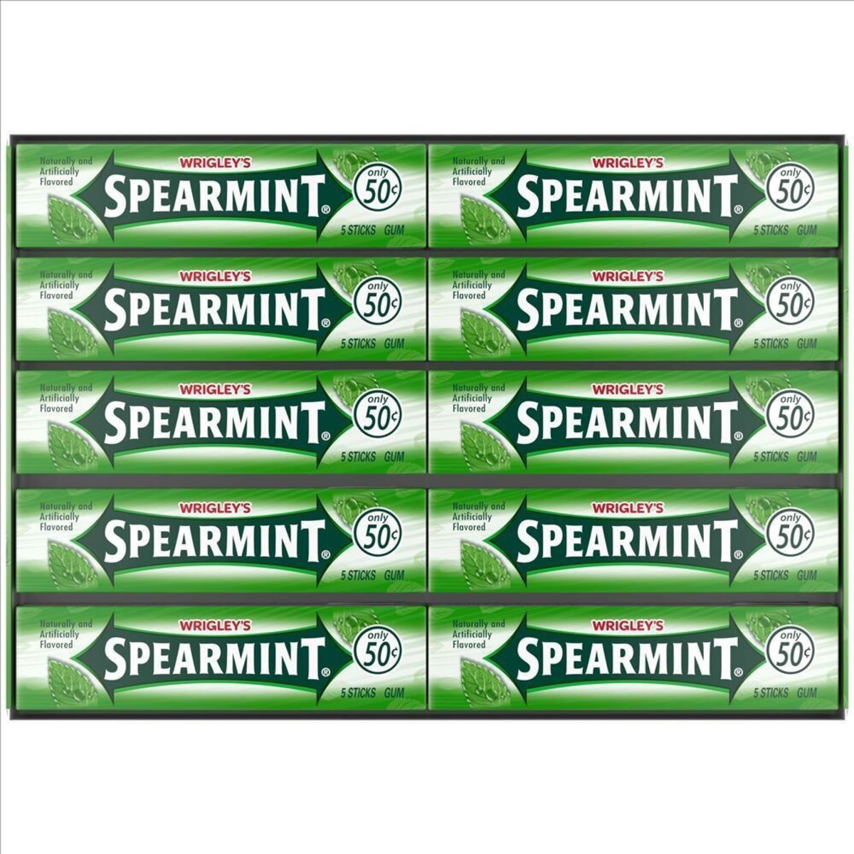 Wrigley $.50 40 Ct Twin Spearmint