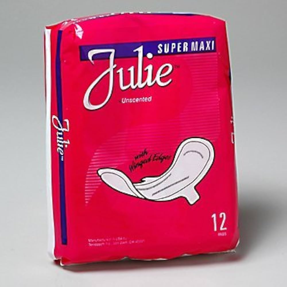 Julie Super Maxi With Wings 12 Pk / 1 Ct