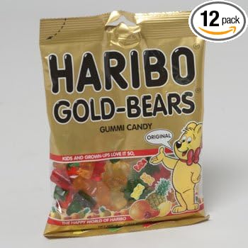 Haribo Gold Bears 4 Oz / 12 Bag