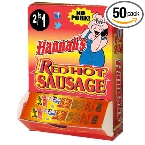 HANNAH'S RED HOT (NO PORK) 2F1 50 CT