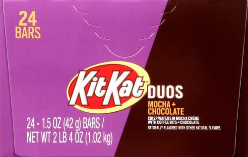 Hershey 24 Ct Kit Kat Duos Mocha & Chocolate