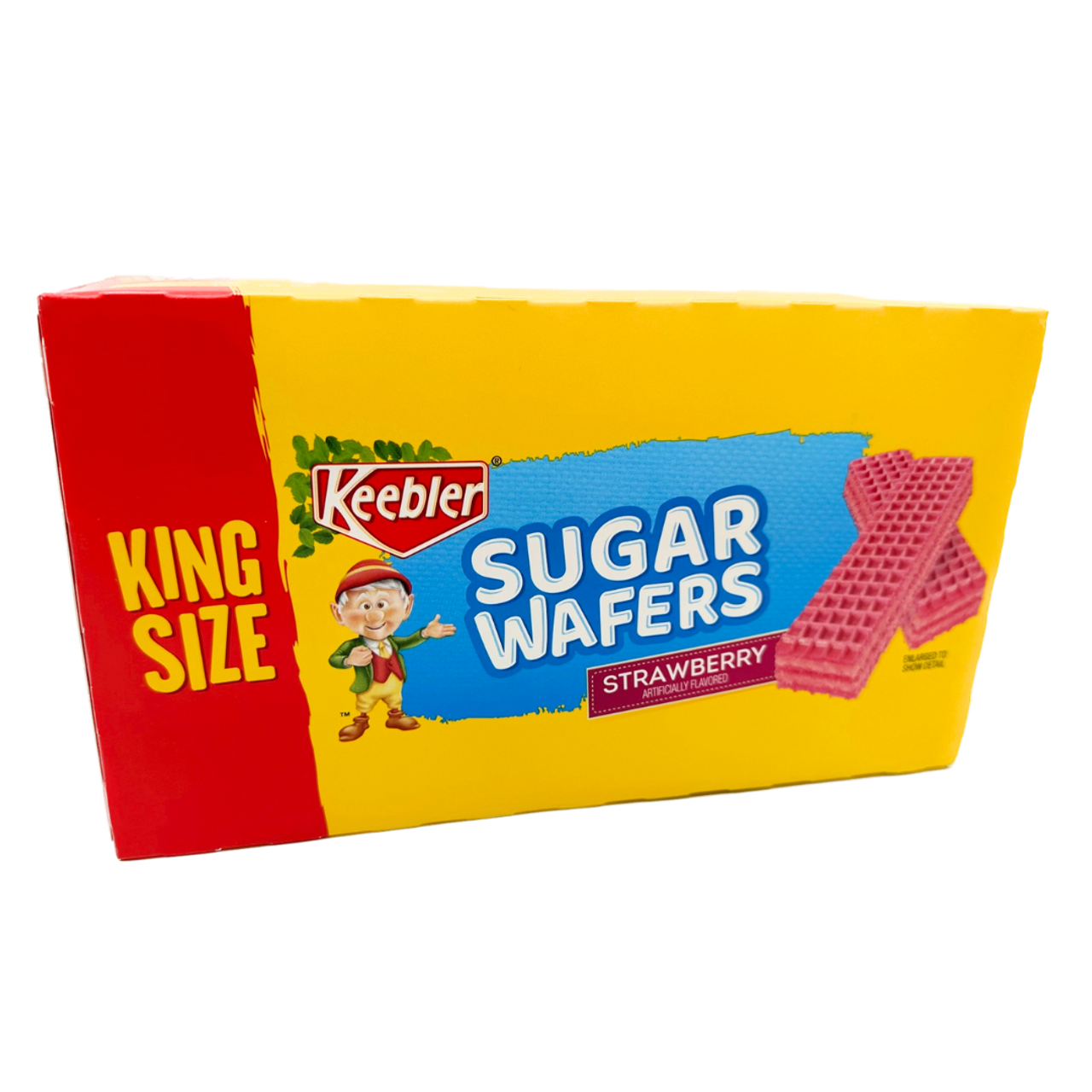 KEEBLER SUGER WAFERS STRAWBER 4.4OZ KING 9 CT