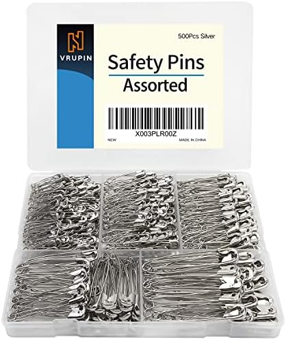 SAFETY PINS ASSORTED 24 CT