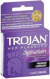 Trojan Her Pleasure (Purple) (500220) 3 Pk / 6 Ct