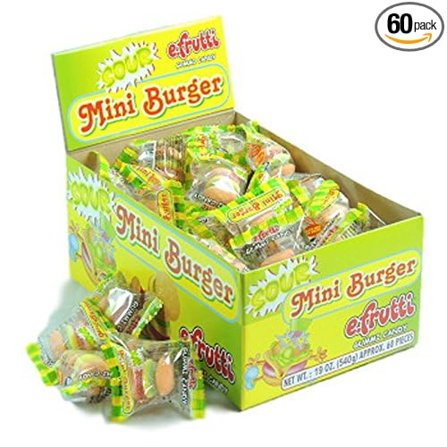 Efrutti 60 Ct Sour Mini Burger