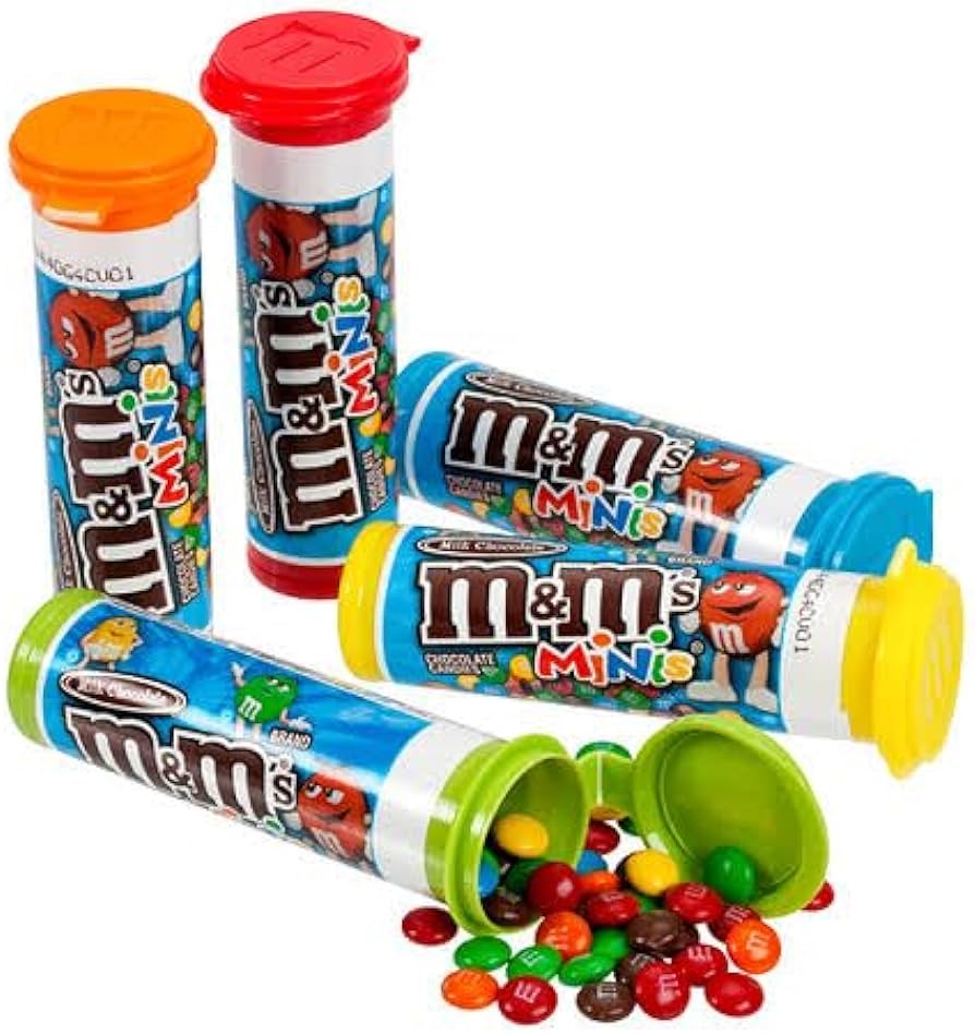 Mars/ M&M Tubes Mini 1.08 / 24 Ct