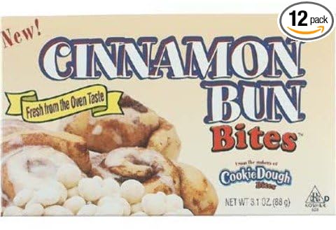 Cinnamon Bun Bites 3.1 Oz /12Ct Box