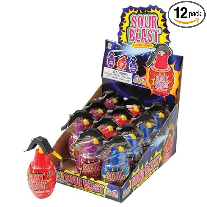 SOUR BLAST CANDY SPRAY 12 CT