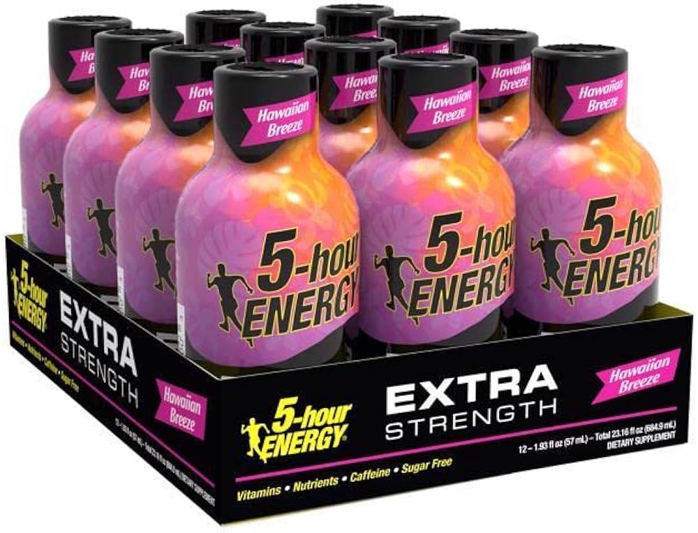 5 Hour Energy Extra Hawaiian Breeze 12 Ct