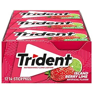 Trident Island Berry Lime 14 Pk / 12 Ct