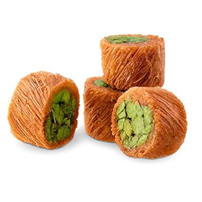 Meziad Baklawa Pistachio Mabromeh 500G / 1Ct