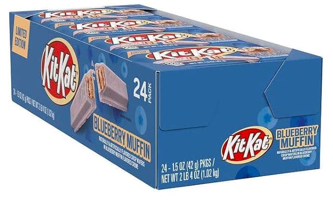 Hershey 24 Ct Kit Kat Blueberry Muffin