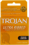 Trojan Ultra Ribb Prem (Yell)(500216) 3 Pk / 6 Ct