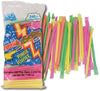 NEON LASER CANDY STRAWS 225 CT