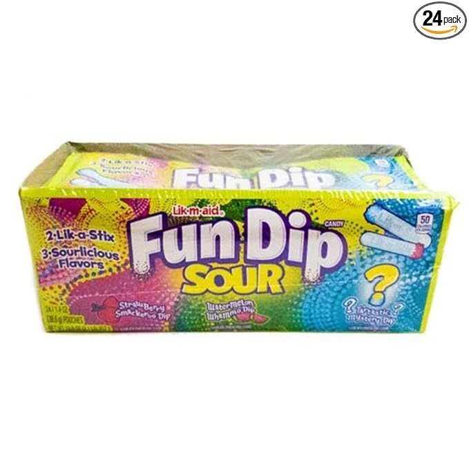 Fun Dip Sour 24 Ct