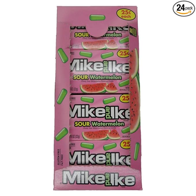 MIKE AND IKE Sour Watermelon 3f 99c 24 CT