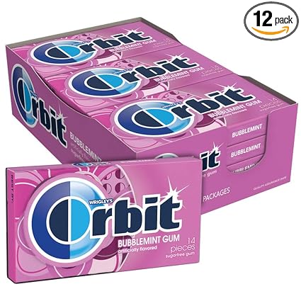 Orbit 14 Pk / 12 Ct Bubble Mint