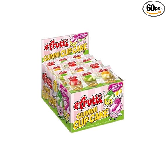 Efruiti 60 Ct Gummi Cup Cake