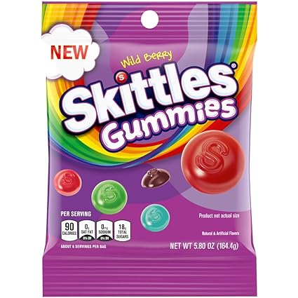 Skittles Gummies 5.80 Oz / 1 Ct Wild Berry