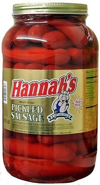 HANNAH'S PICKLED SUASAGE 39 PK / 1 GALLON