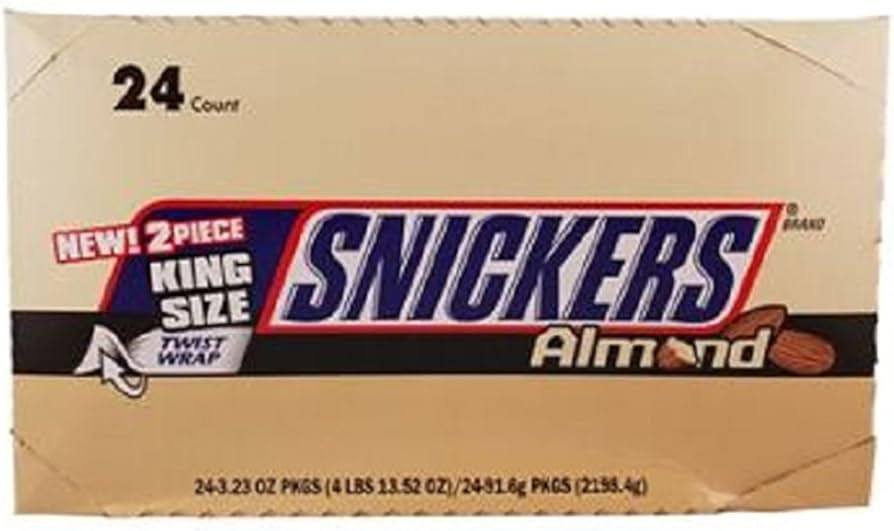 Mars/ Snickers King 24 Ct Almond