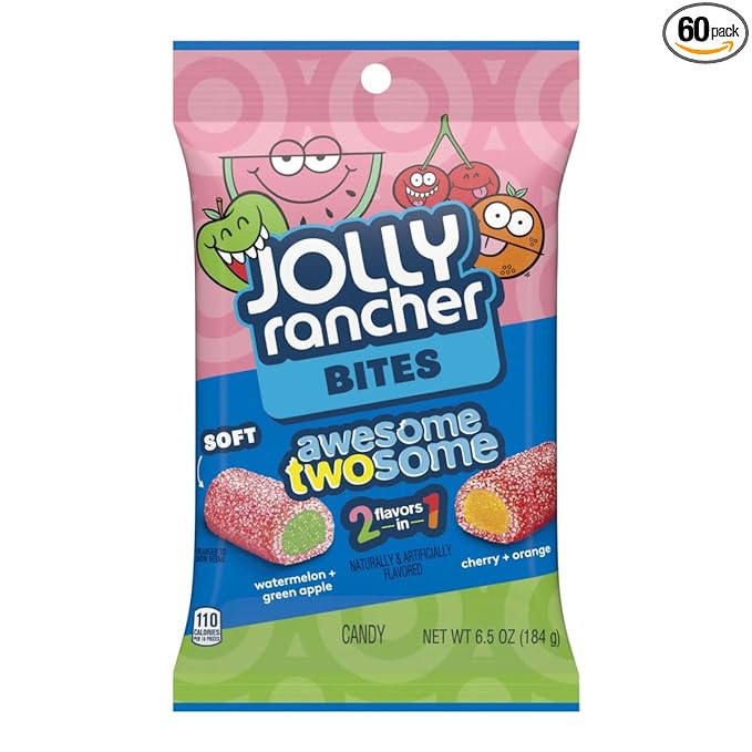 JOLLY RANCHER AWESOME TWOSOME 6.5 OZ BAG