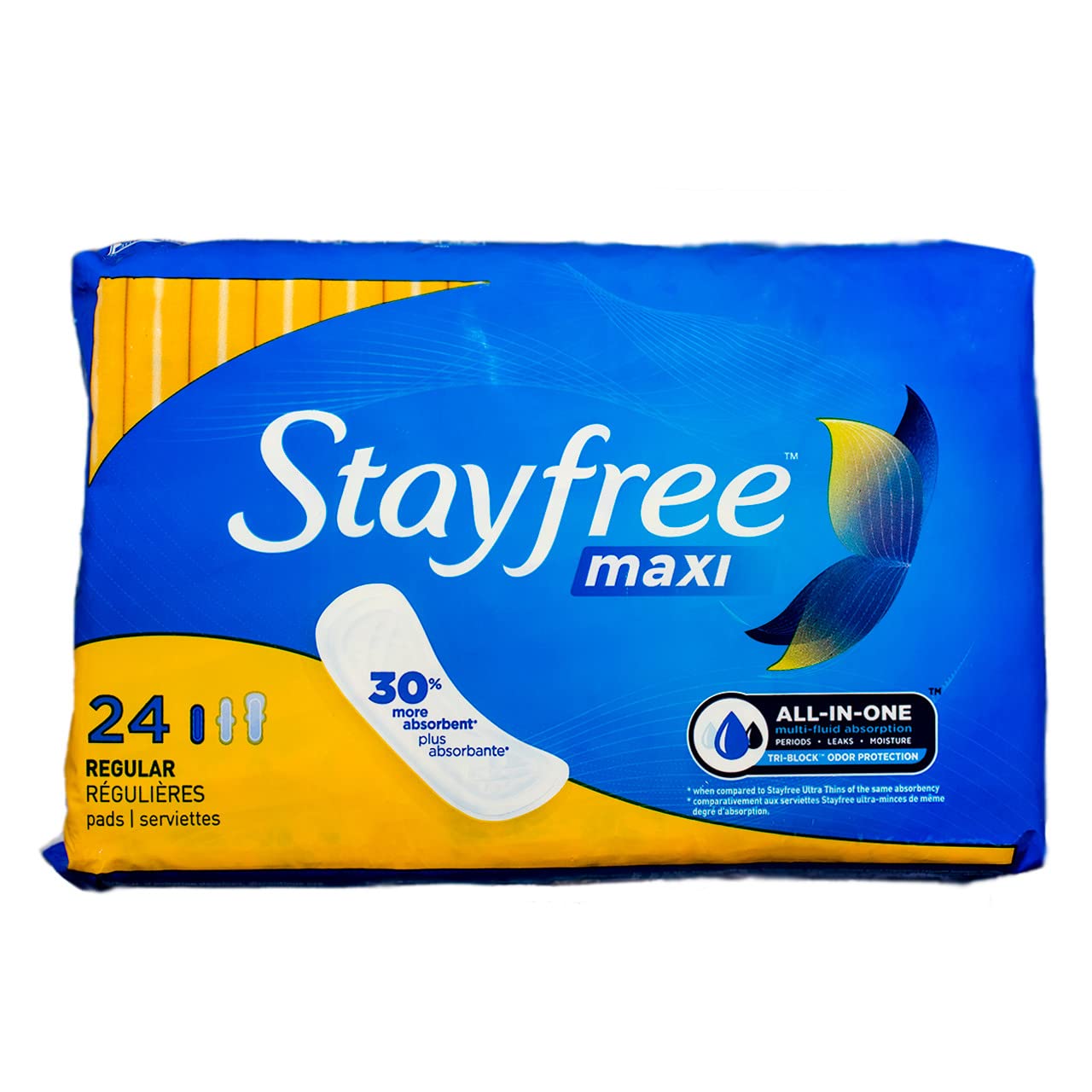 Stayfree Maxi Super 24 Pk / 1 Ct