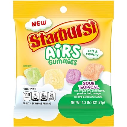 Starburst Airs Gummies 4.3 Oz / 1 Ct Tropical