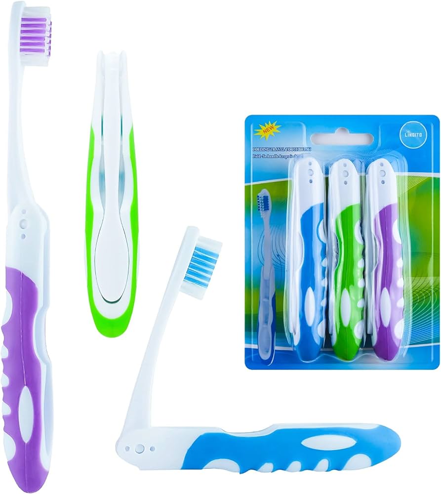 Toothbrush Foldable 3 Ct