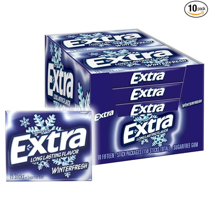 Extra 15 Pk / 10 Ct Winterfresh