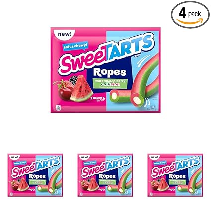 Sweet Tarts Water/Bery Rope 1.8 Oz / 24 Ct