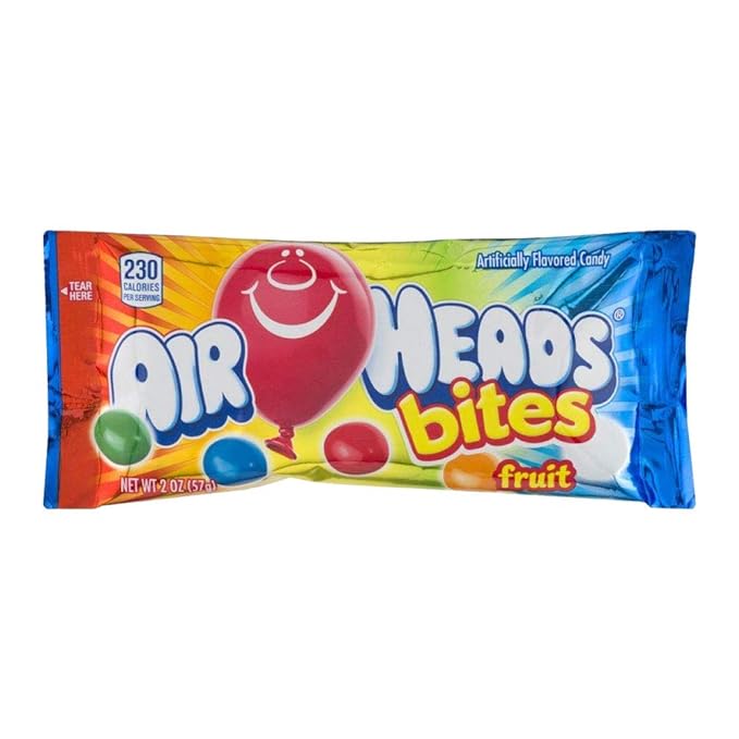 Airhead Bites Fruit 2 Oz / 18 Ct