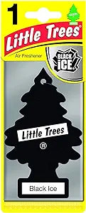 CAR FRESHNER LITTLE TREE BLACK ICE 24 CT