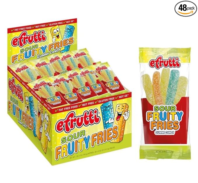 Efrutti 48 Ct Sour Fruity Fries