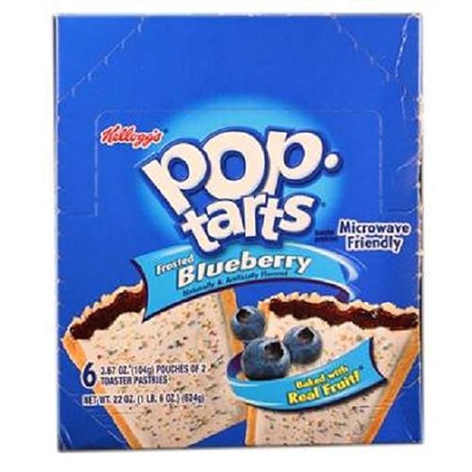 POP TARTS BLUEBERRY 3.67 OZ / 6 CT