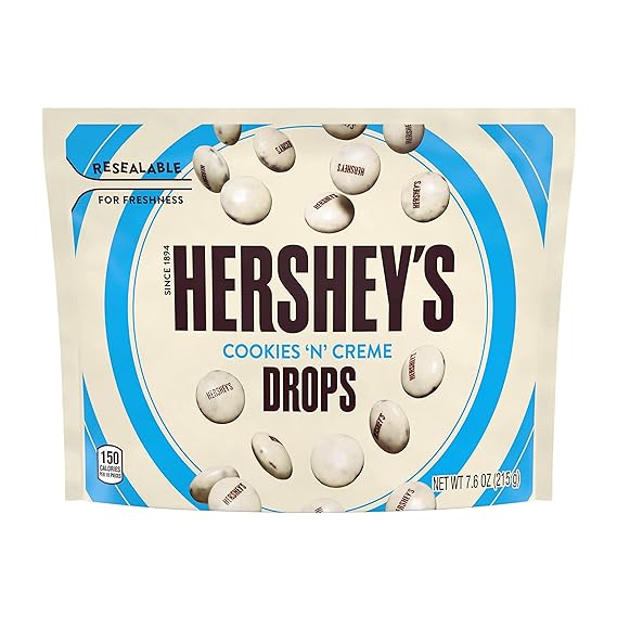 Hershey Cookies N Cream Drops 7.06 Oz / 1 Bag