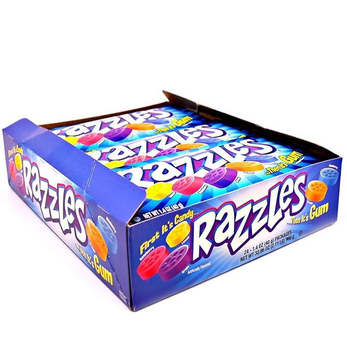 Razzles Berry Mix 1.4 Oz / 24 Ct