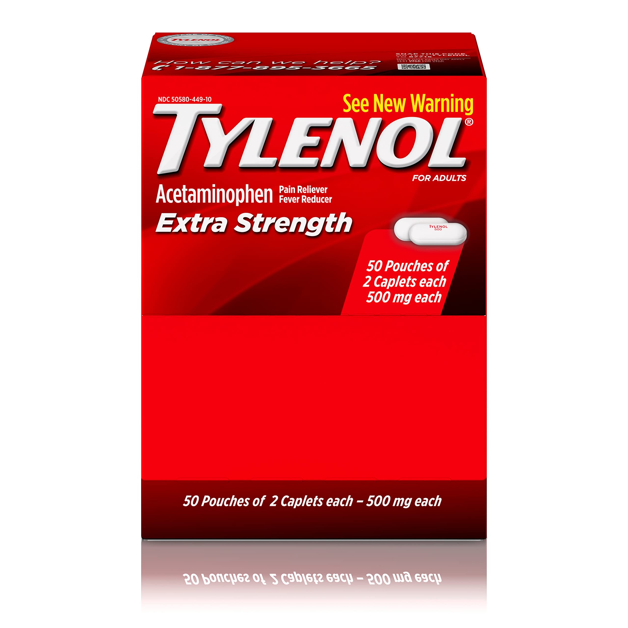 TYLENOL EX STRENGTH 2 PK / 25 CT