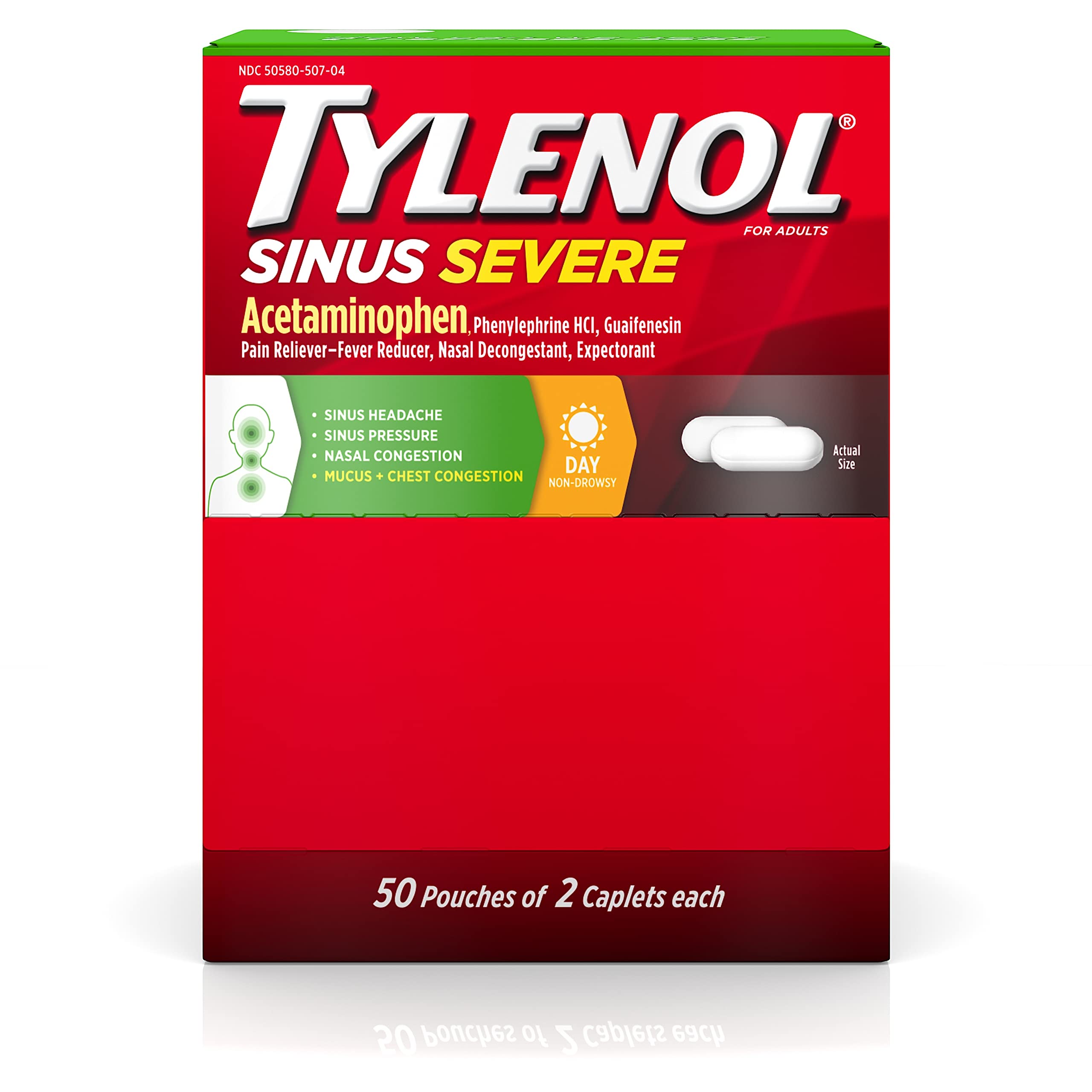 Tylenol Sinus 2 Pk / 25 Ct