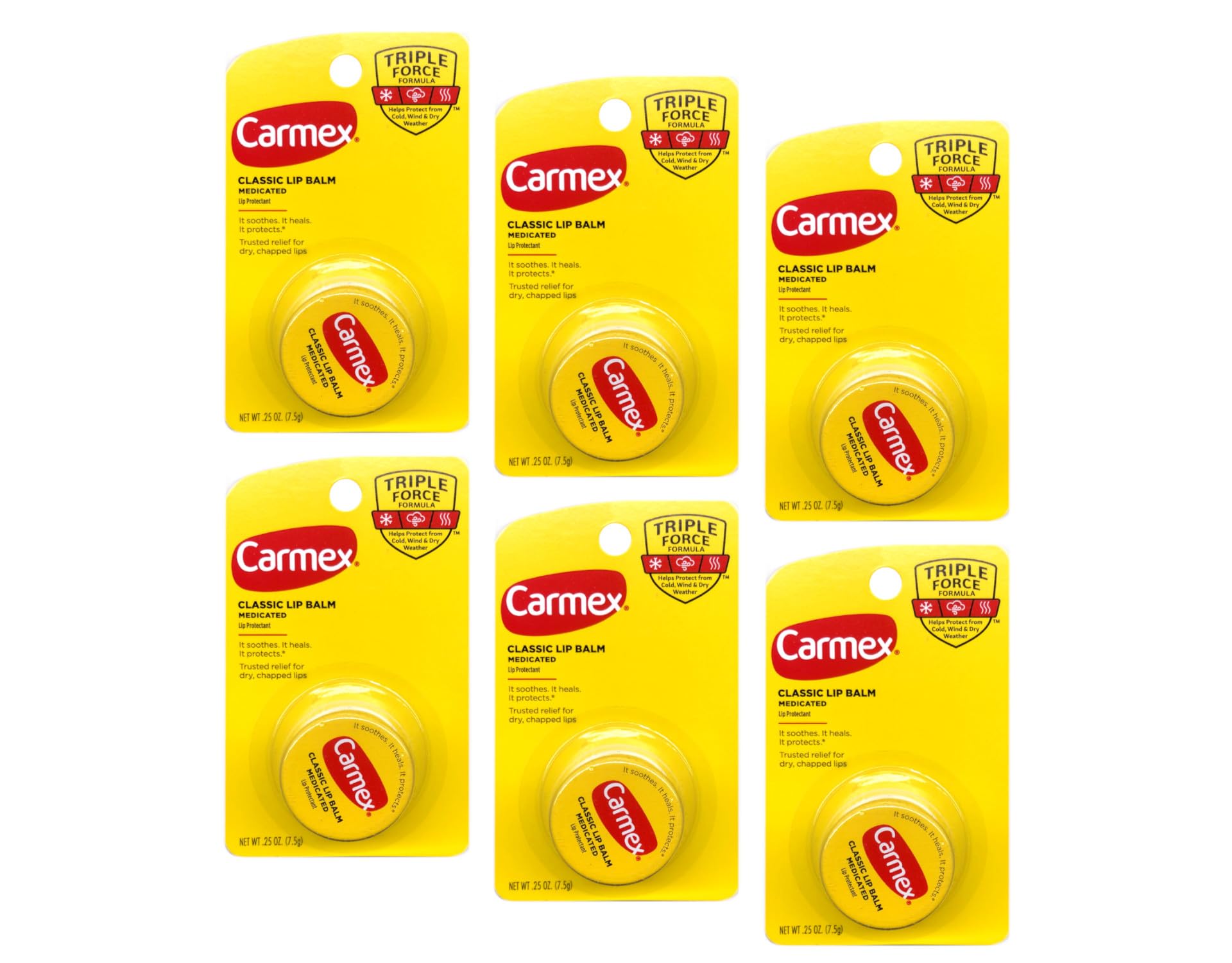 Carmex Jar Carded 8 Ct