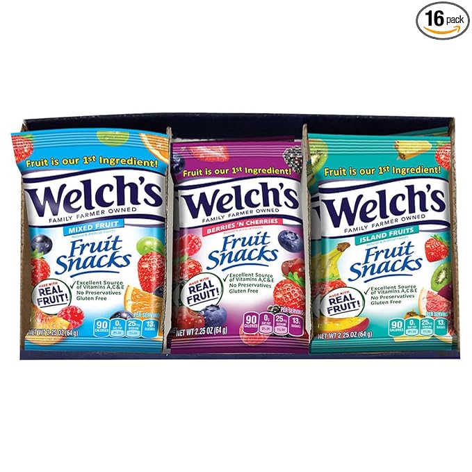 Welchs Mixed Real Fruit 2.25 Oz / 1Ct