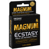 Trojan Magnum Ecstasy (Black) (018200) 3 Pk / 6 Ct