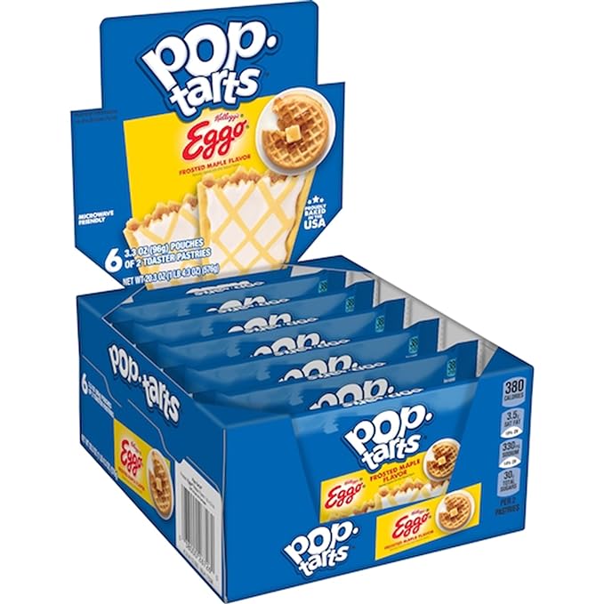 Pop Tarts Eggo Waffle 3.52 Oz / 6 Ct