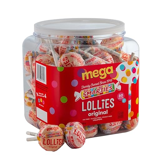 SMARTIES MEGA LOLLIES 60 CT