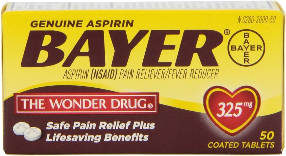 BAYER POUCH ASPIRIN 325 MG 2 PK / 50 CT