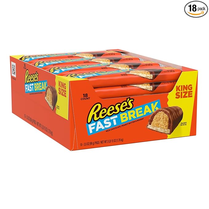 Hershey King 18 Ct Reeses Fast Break