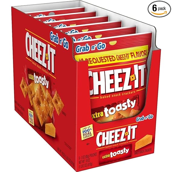 Cheez It Extra Toasty 3 Oz / 6 Ct