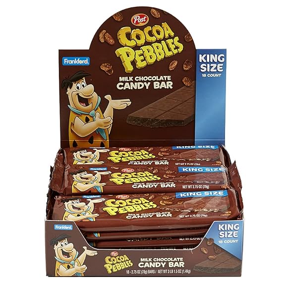 Cocoa Pebbles Milk Chocolate King Size 18 Ct