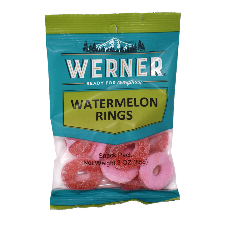 Gurleys 2F$2 / 12Ct Gummy Watermelon Rings