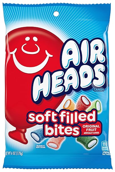 AIRHEAD SOFT FILLED BITES SOUR 6 OZ / 1 CT